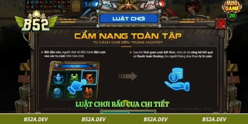 Luật chơi bầu cua chi tiết